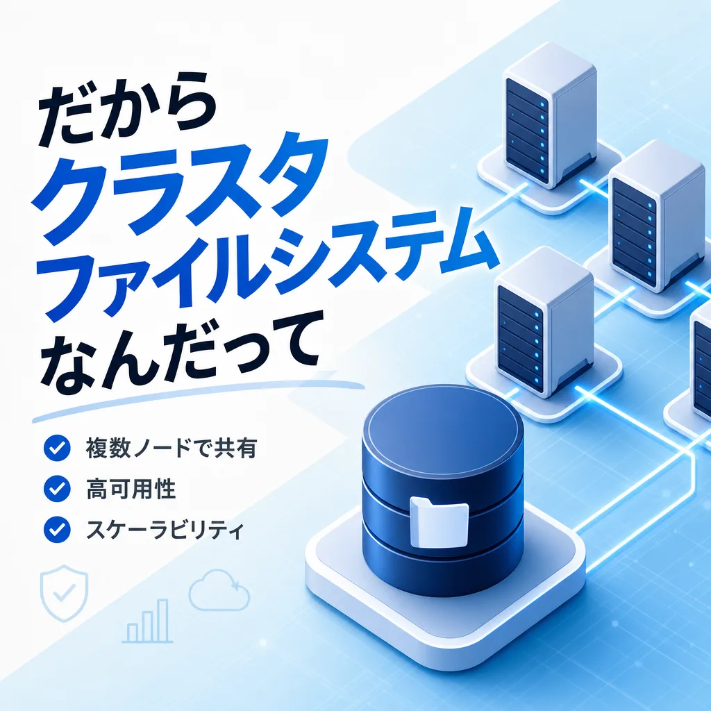 だからクラスタファイルシステムなんだって