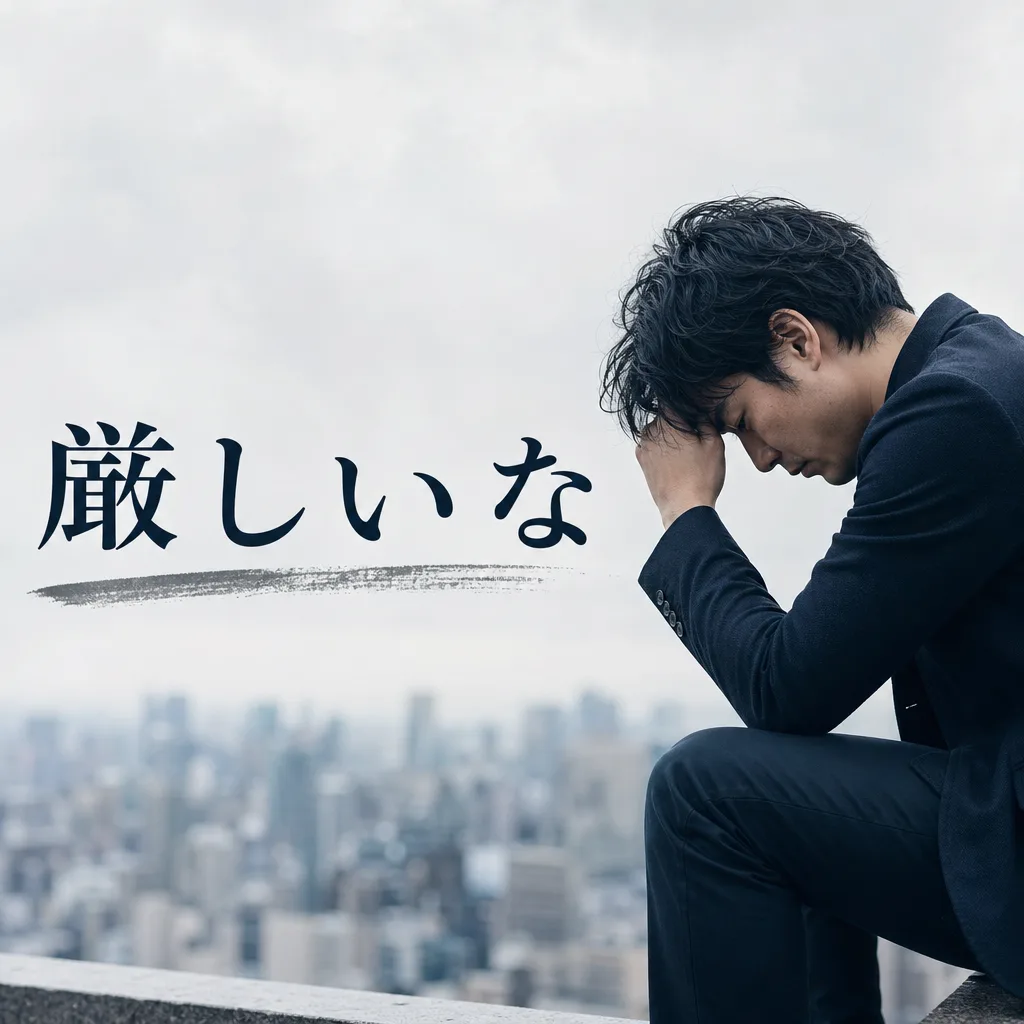 厳しいな