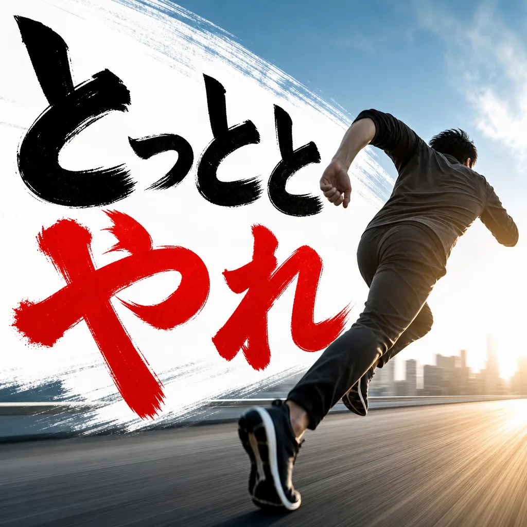 とっととやれ