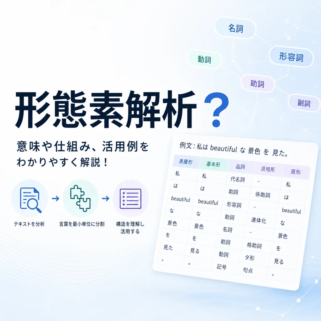 形態素解析？