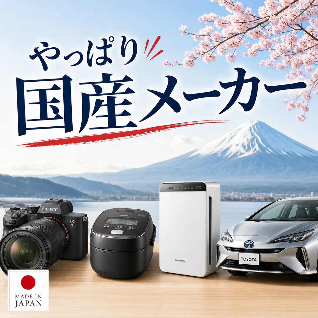 やっぱり国産メーカー