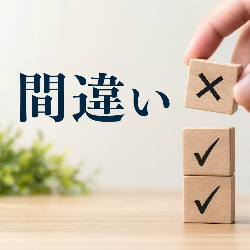 間違い