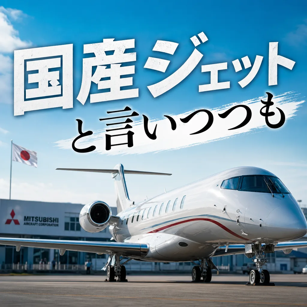 国産ジェットと言いつつも