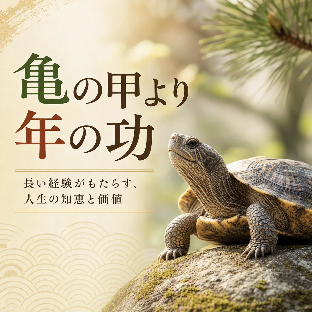 亀の甲より年の功