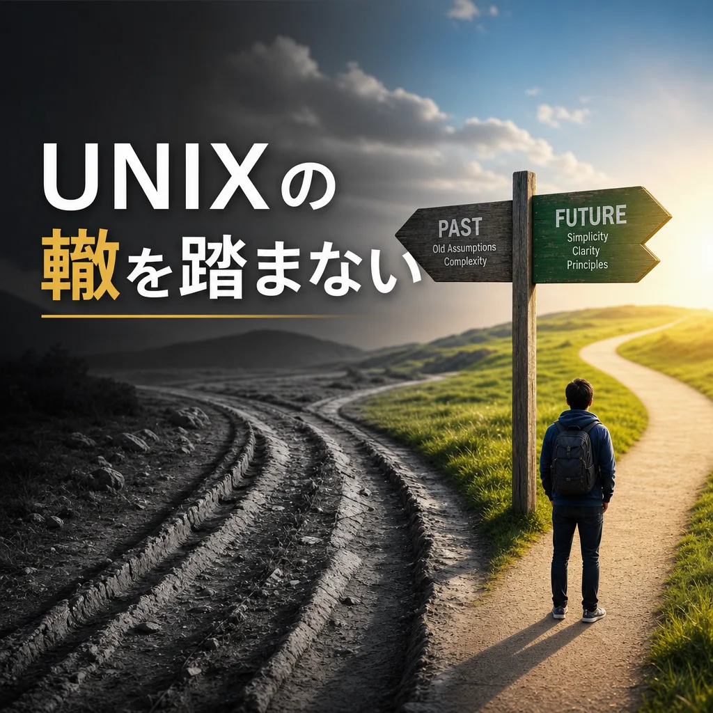 UNIXの轍を踏まない