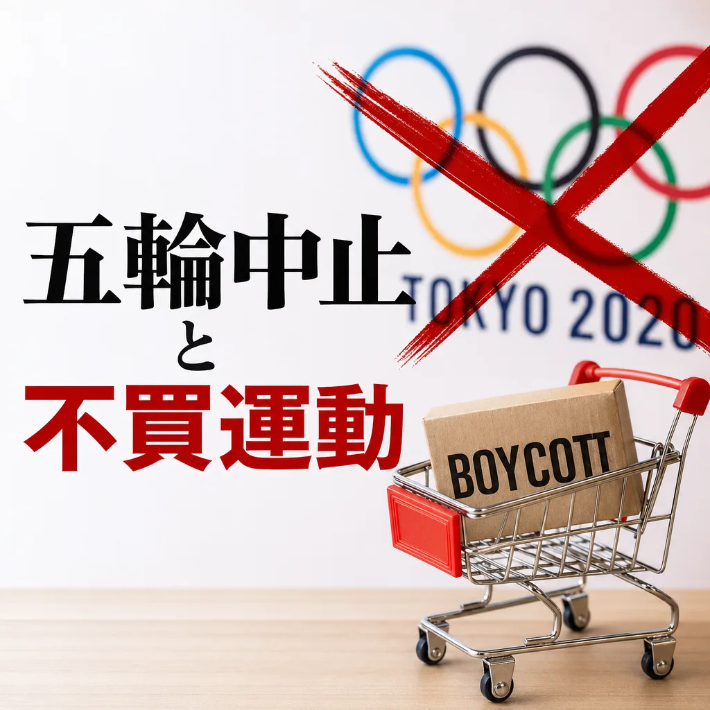 五輪中止と不買運動