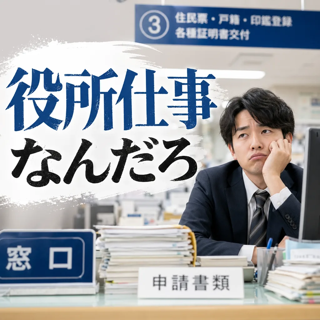 役所仕事なんだろ