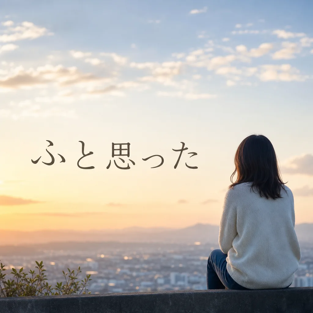 ふと思った