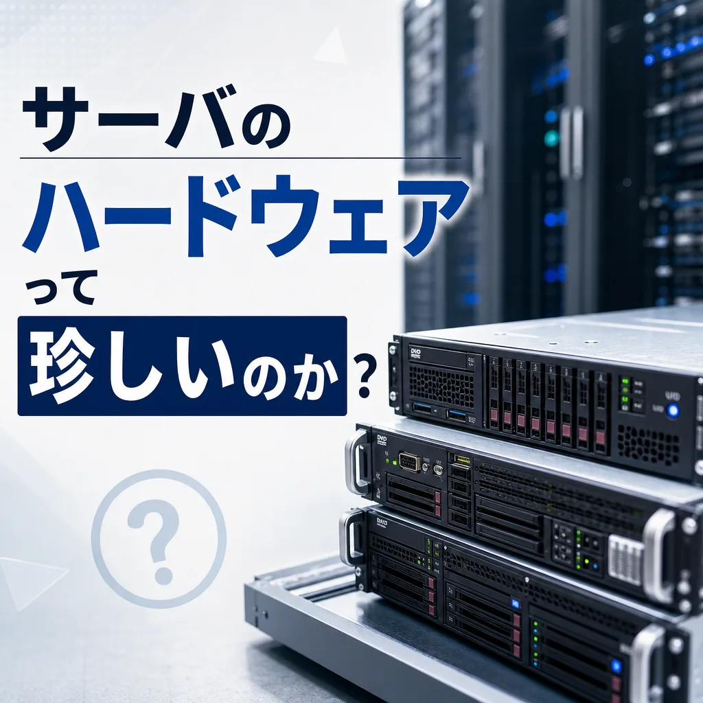 サーバのハードウェアって珍しいのか