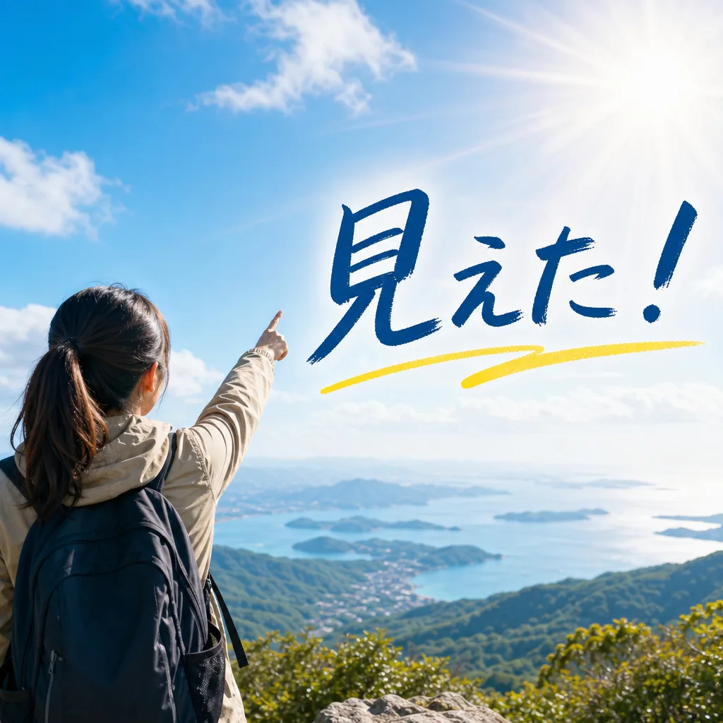 見えた！