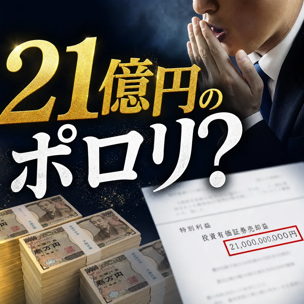 21億円のポロリ？