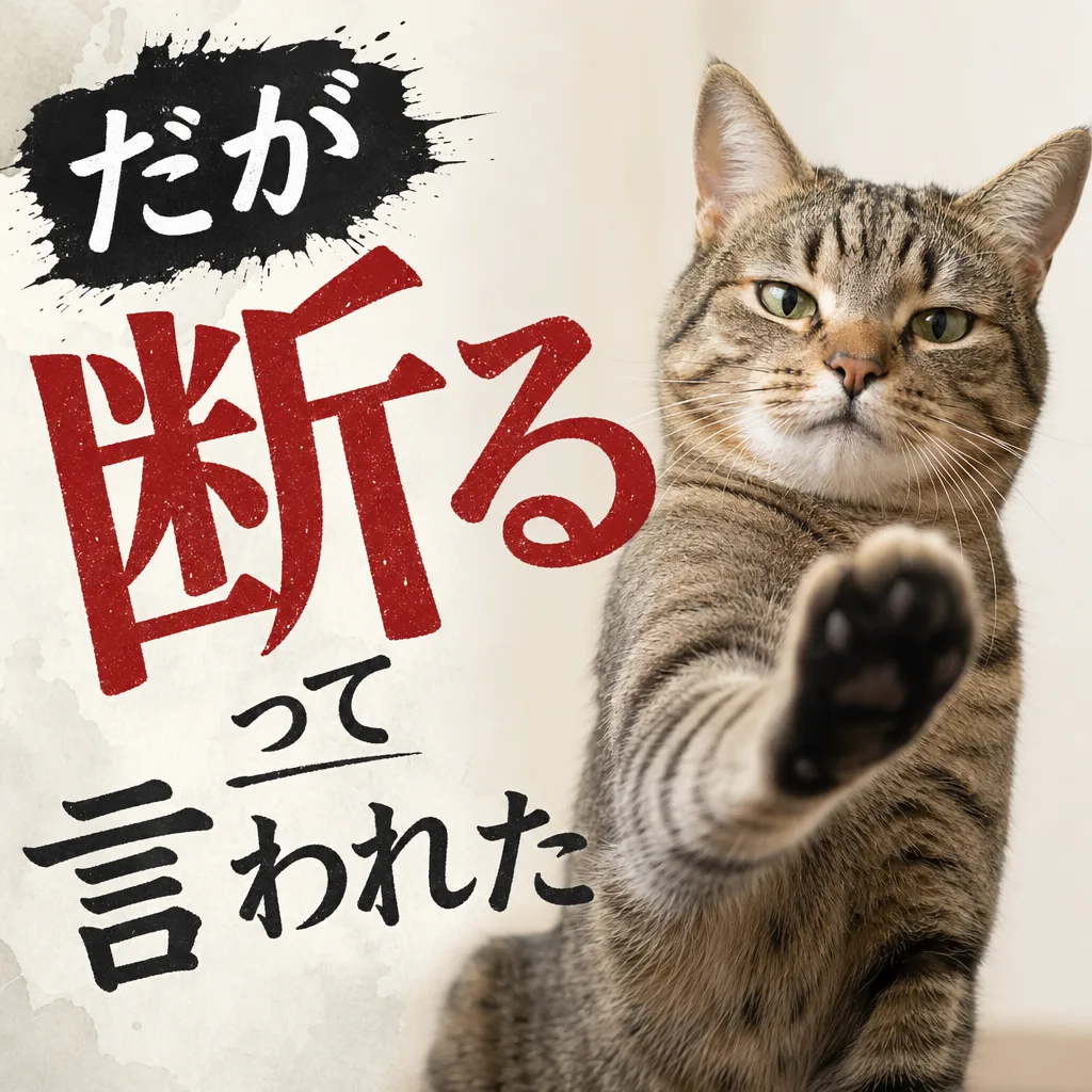 だが断る、って言われた