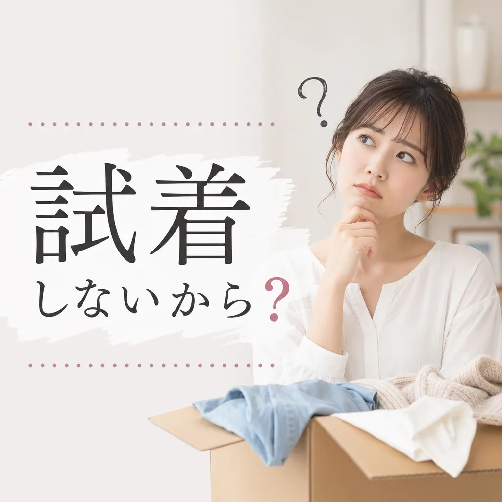 試着しないから？
