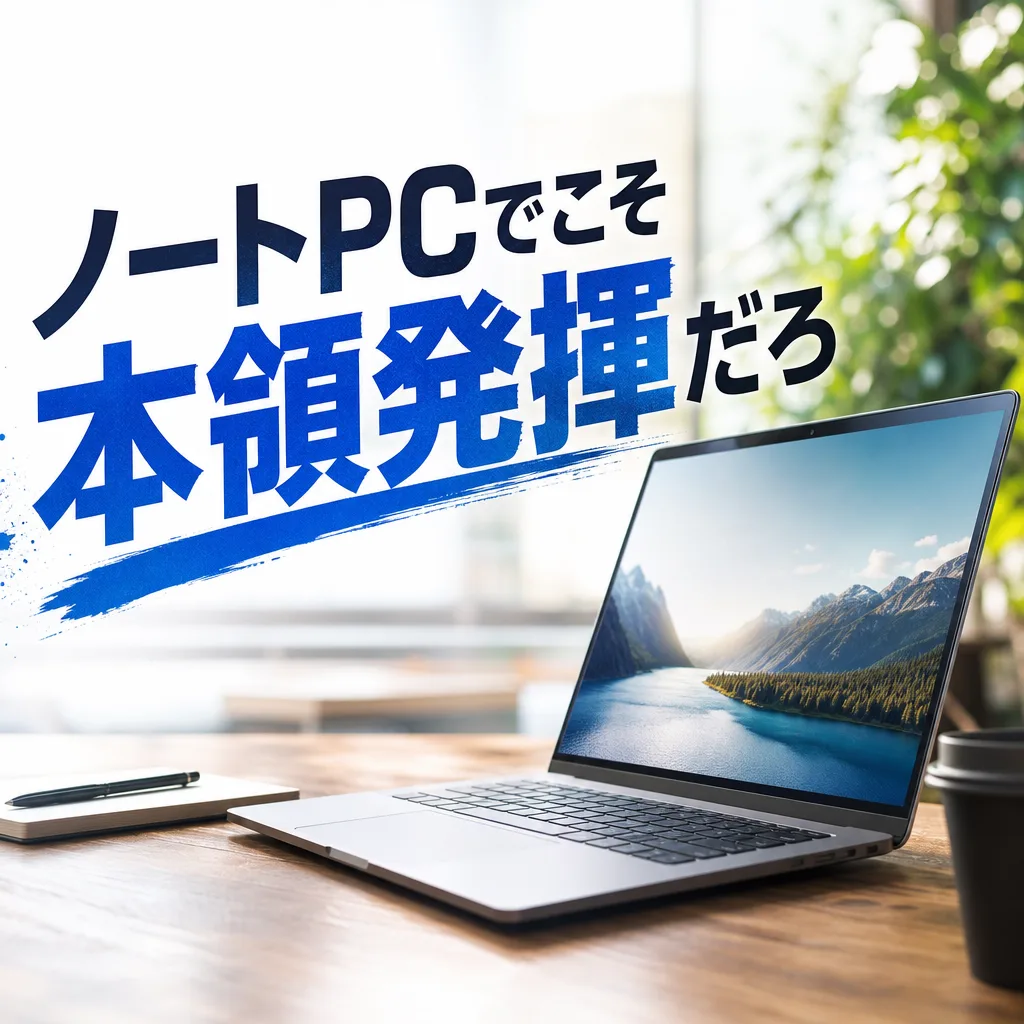 ノートPCでこそ本領発揮だろ