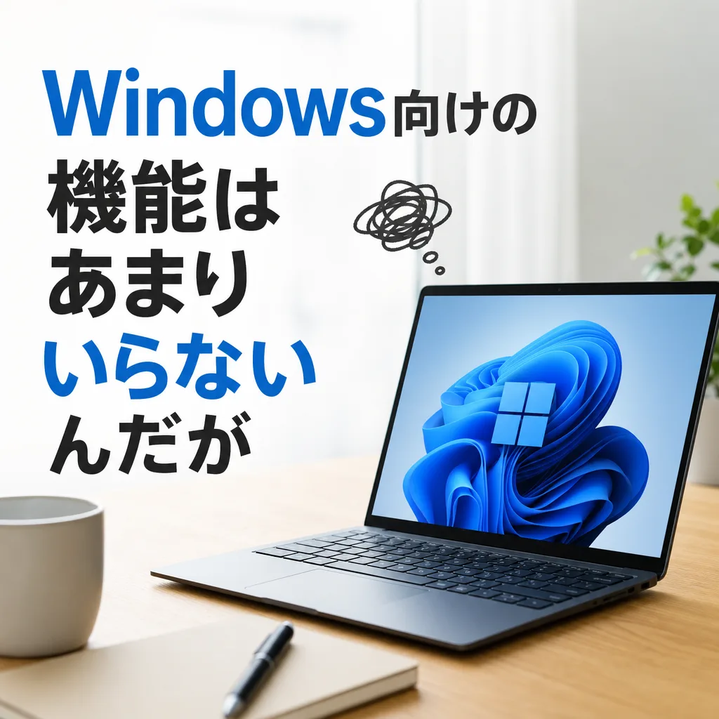 Windows向けの機能はあまりいらないんだが