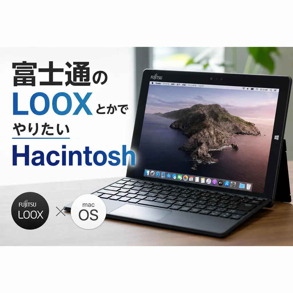 富士通のLOOXとかでやりたいHacintosh