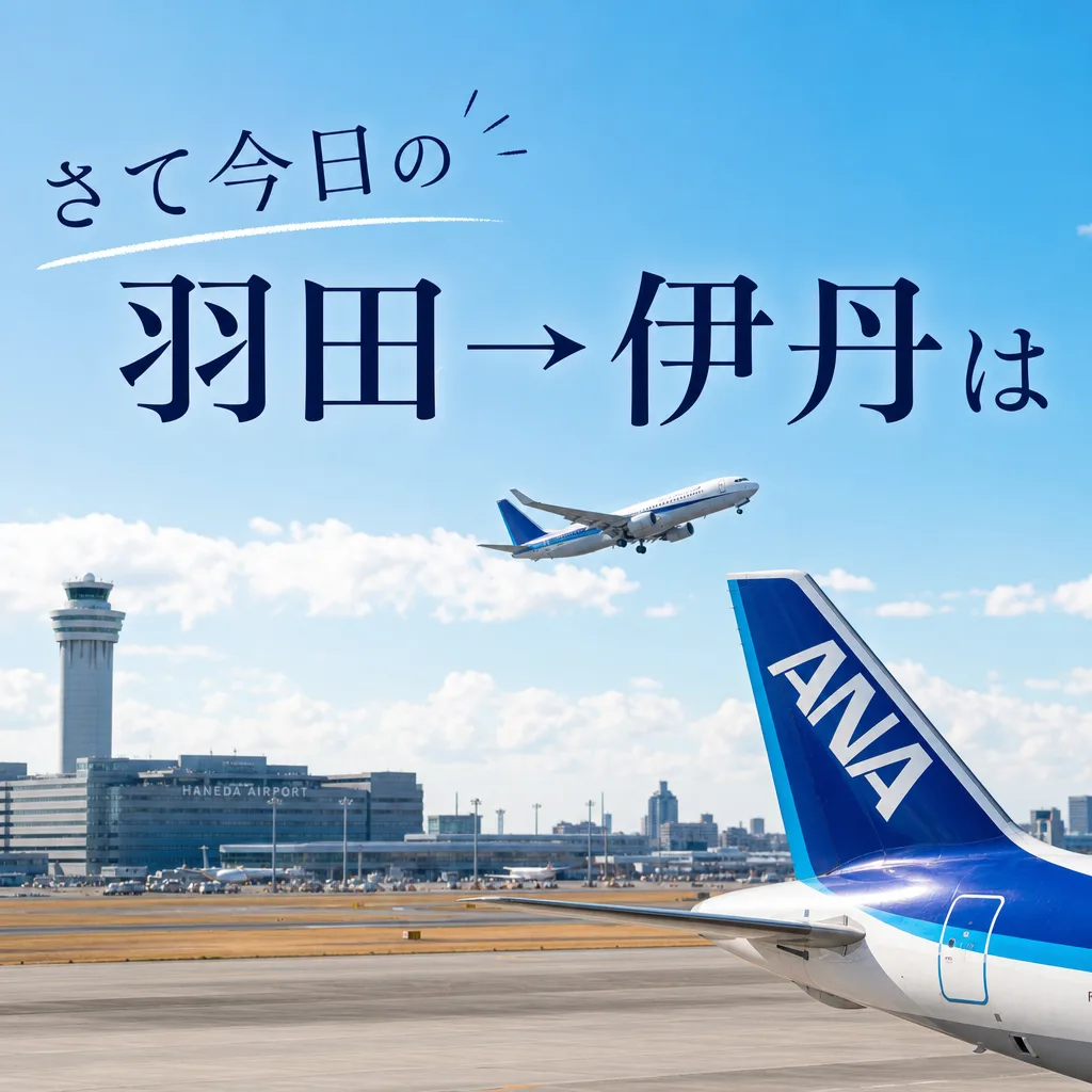 さて今日の羽田→伊丹は