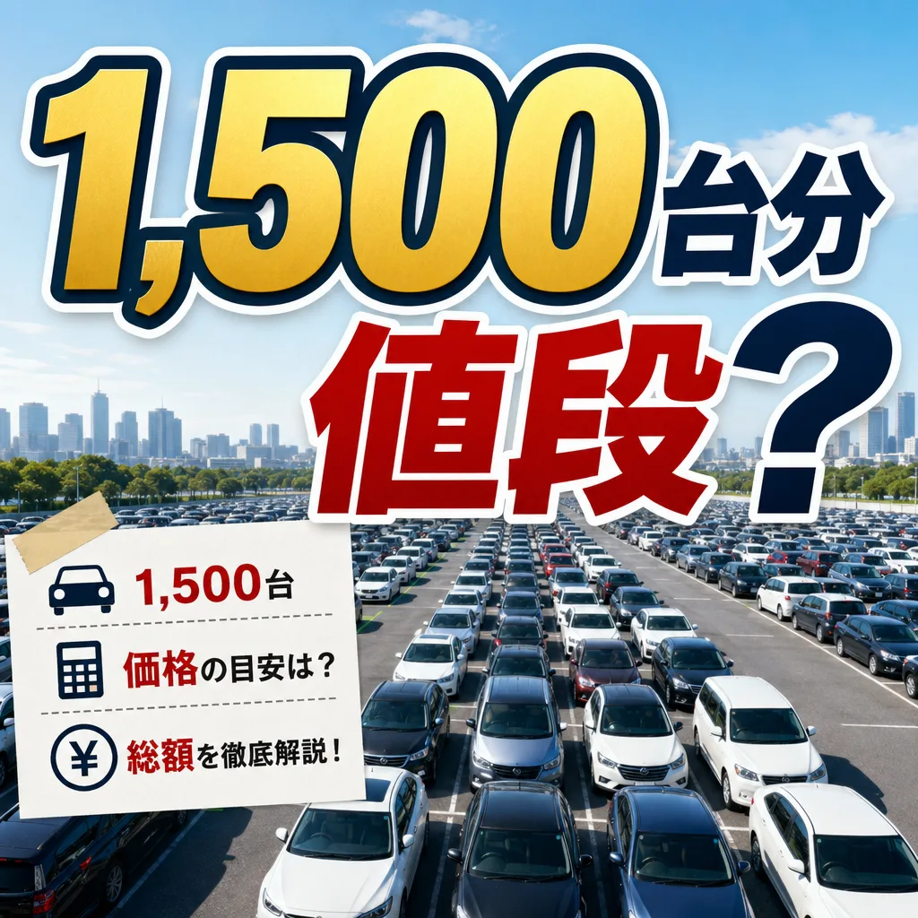1,500台分の値段？