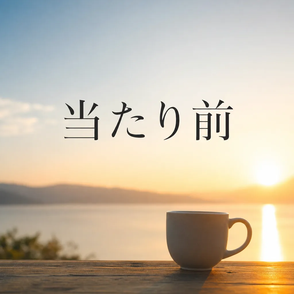 当たり前