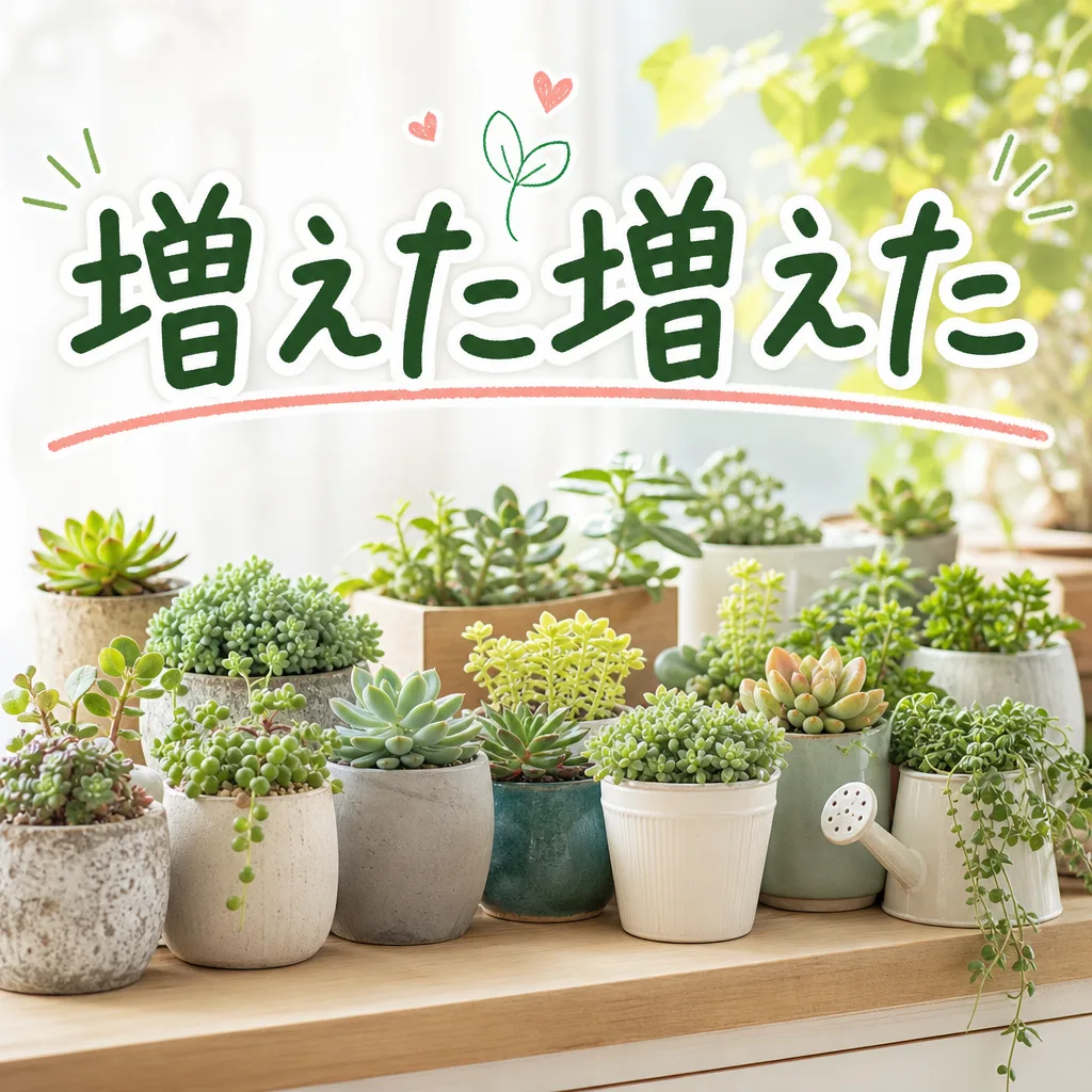 増えた増えた