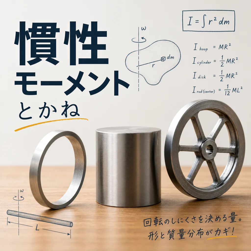 慣性モーメントとかね