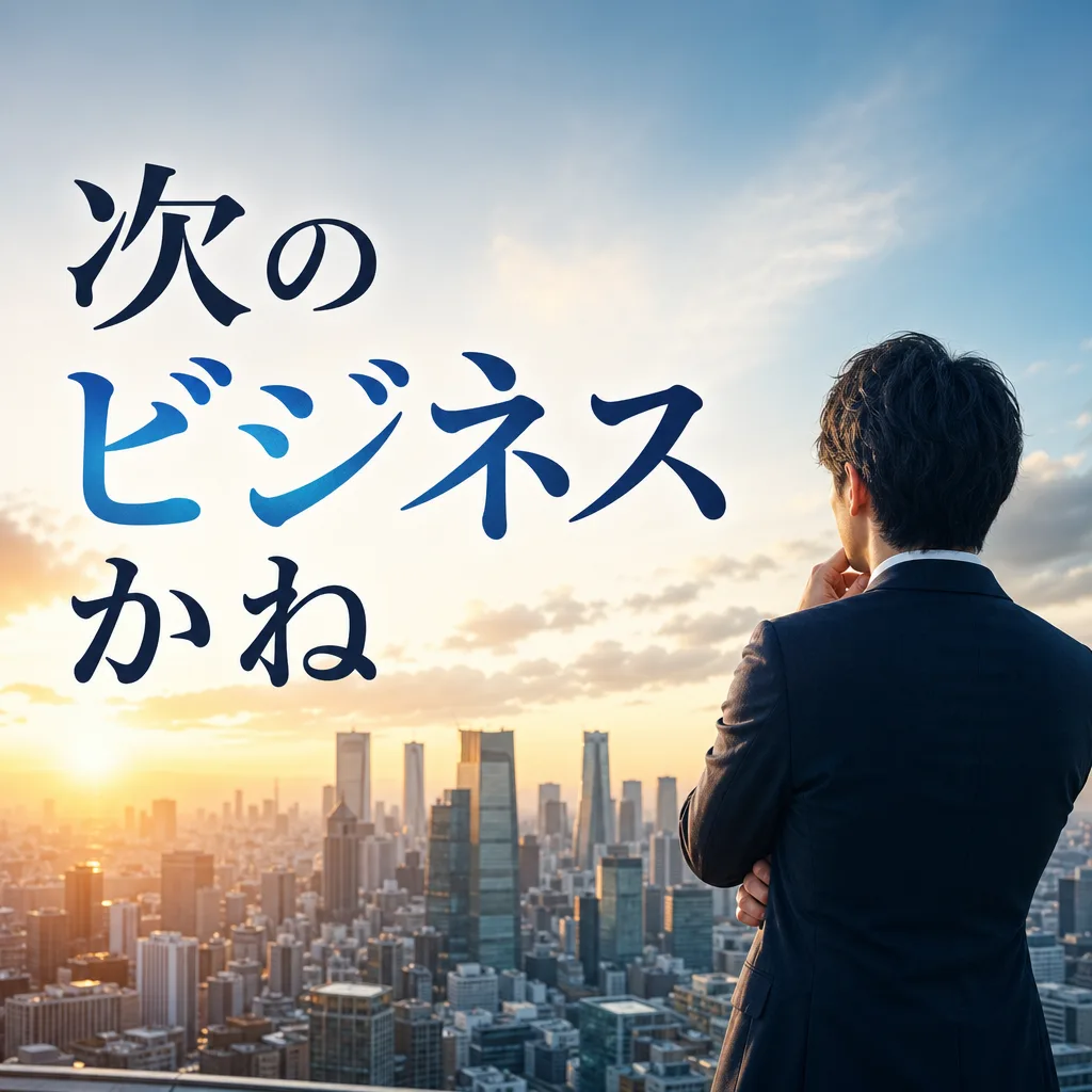 次のビジネスかね