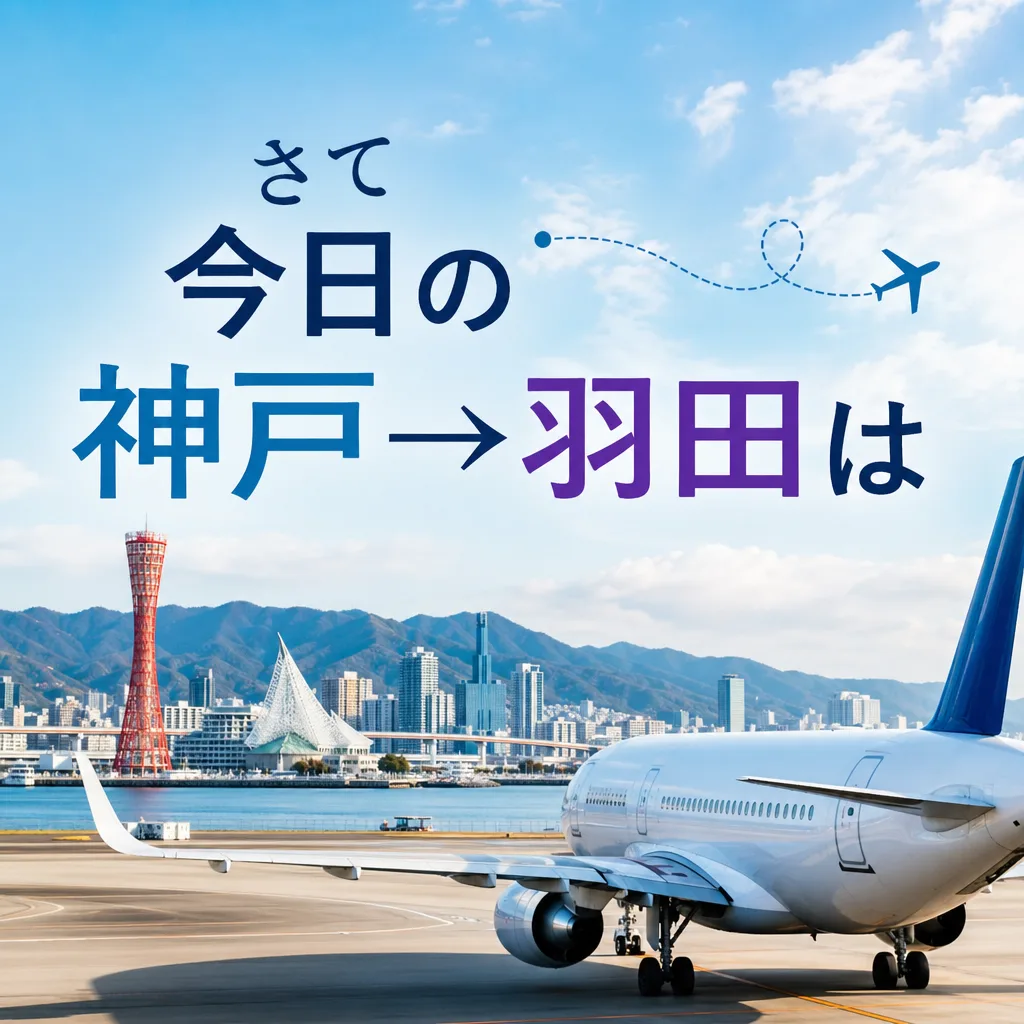 さて今日の神戸→羽田は