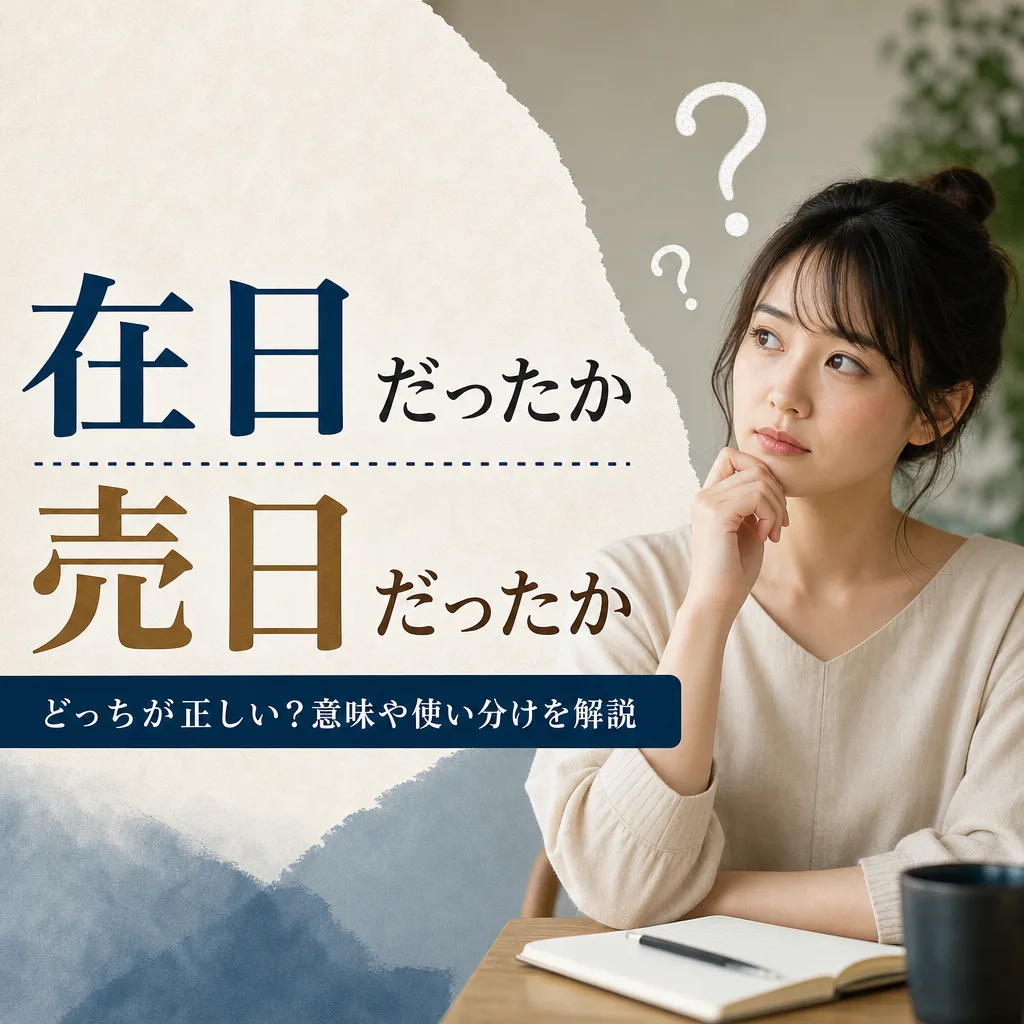 在日だったか売日だったか
