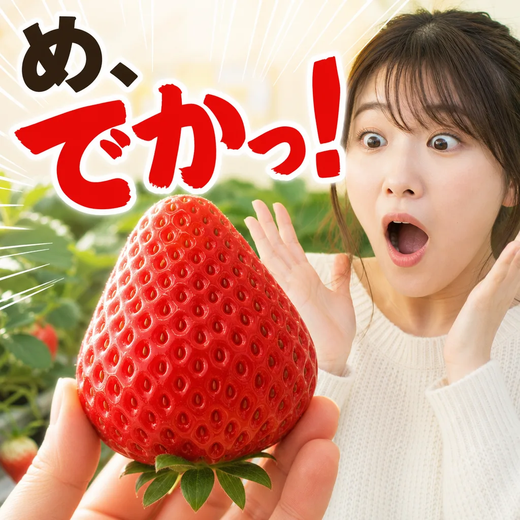 め、でかっ！
