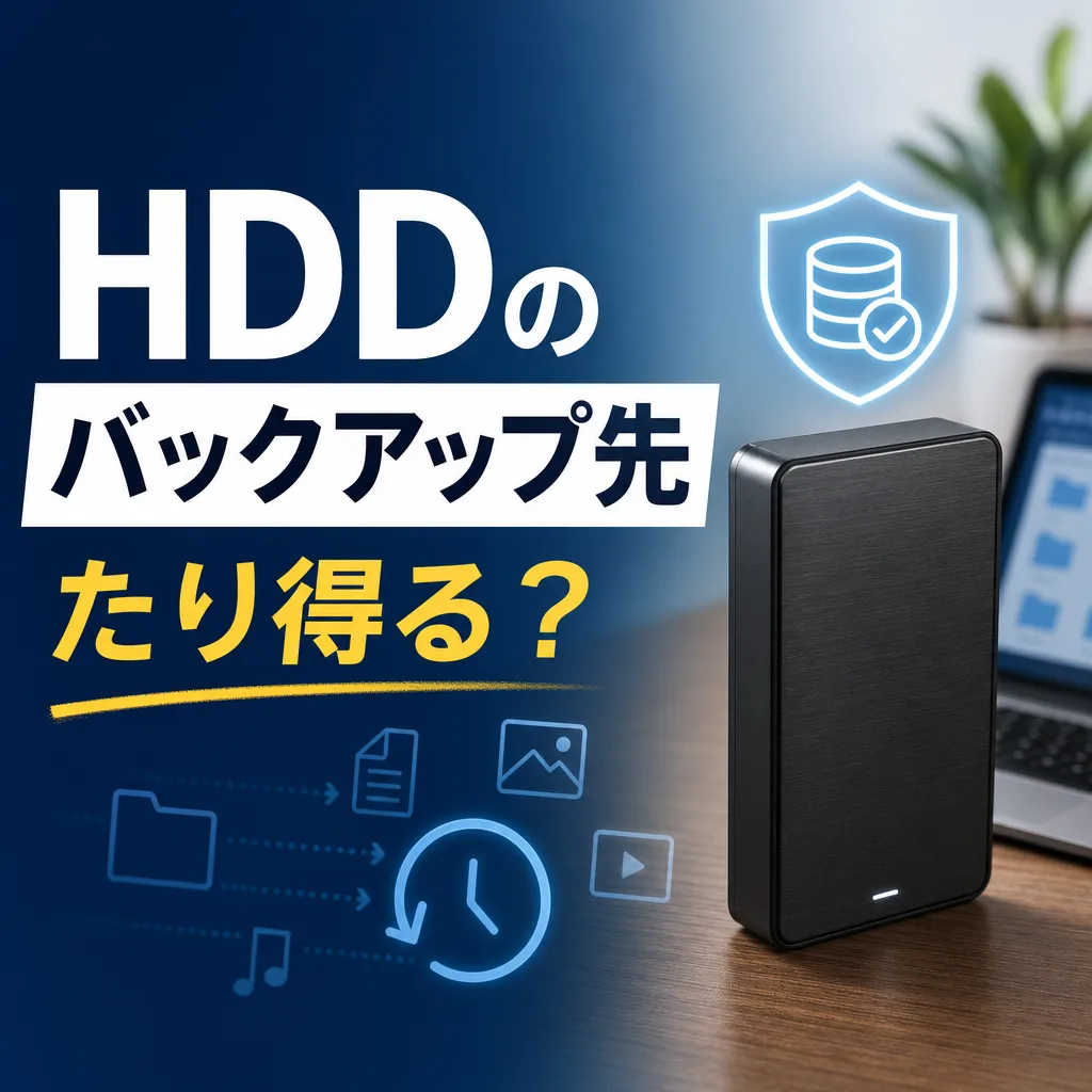 HDDのバックアップ先たり得る？