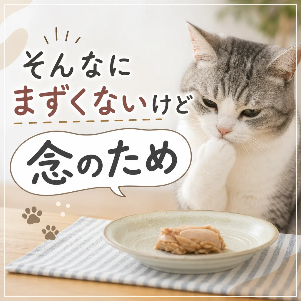 そんなにまずくないけど念のため