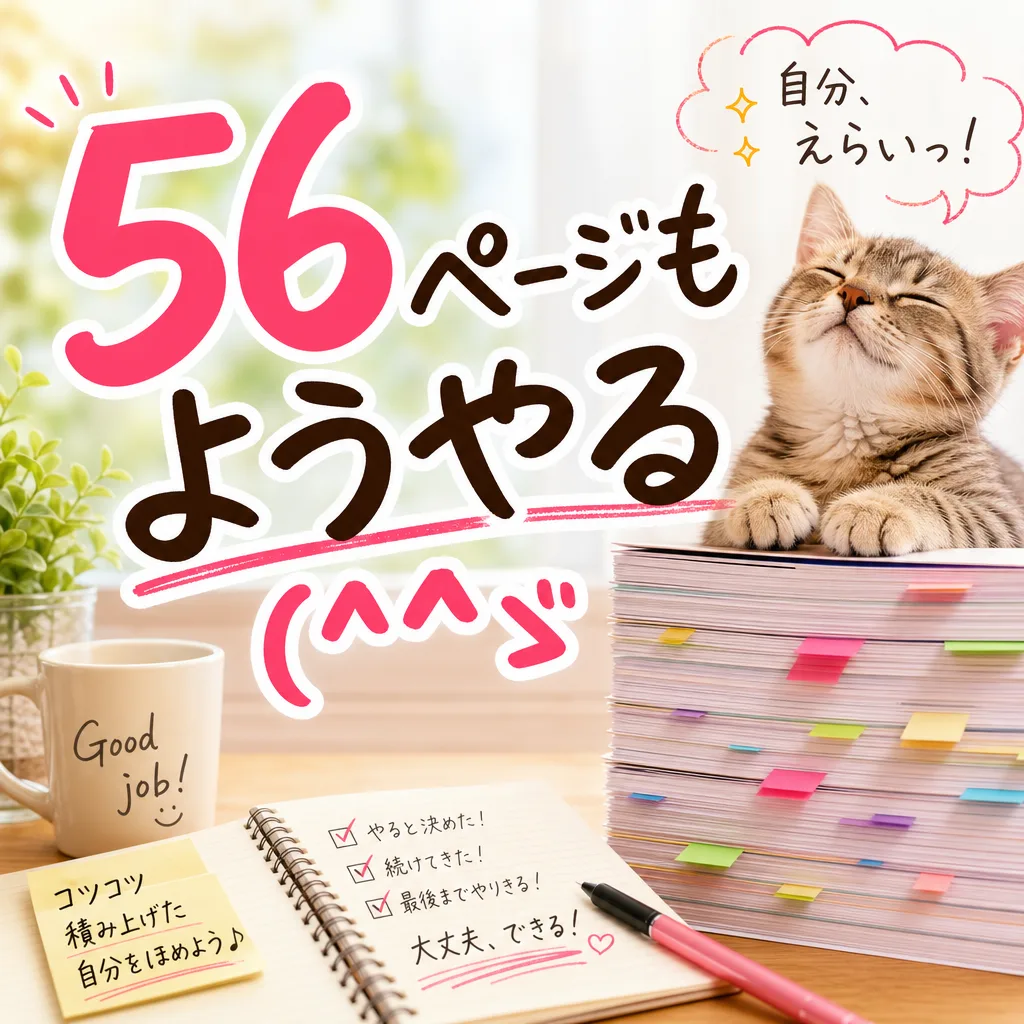 56ページもようやる(^^ゞ