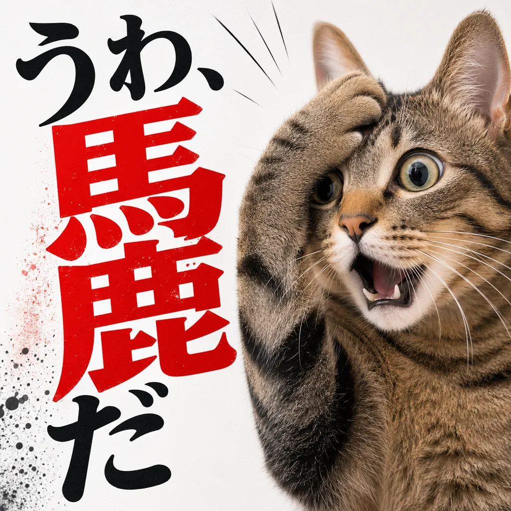 うわ、馬鹿だ