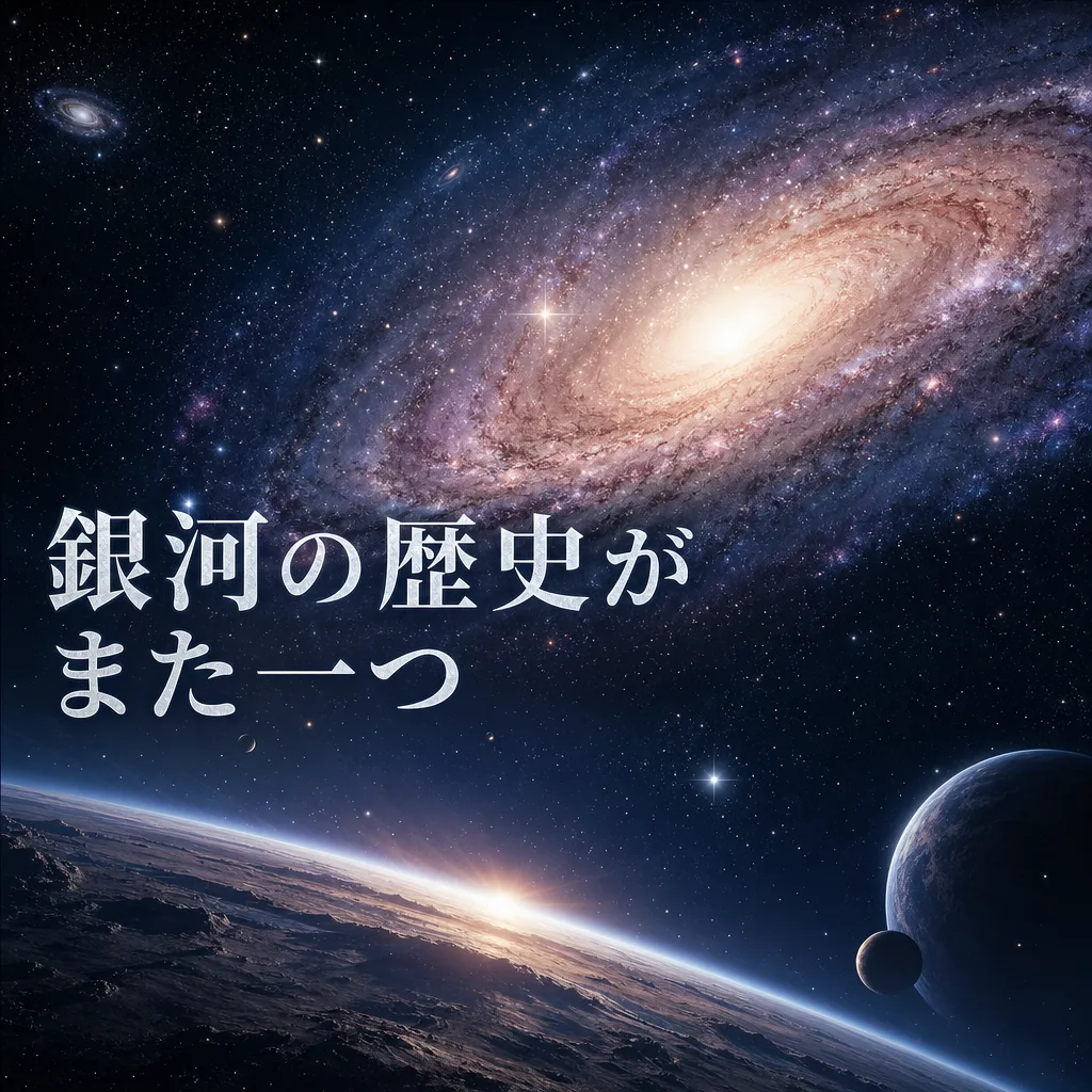 銀河の歴史がまた一つ