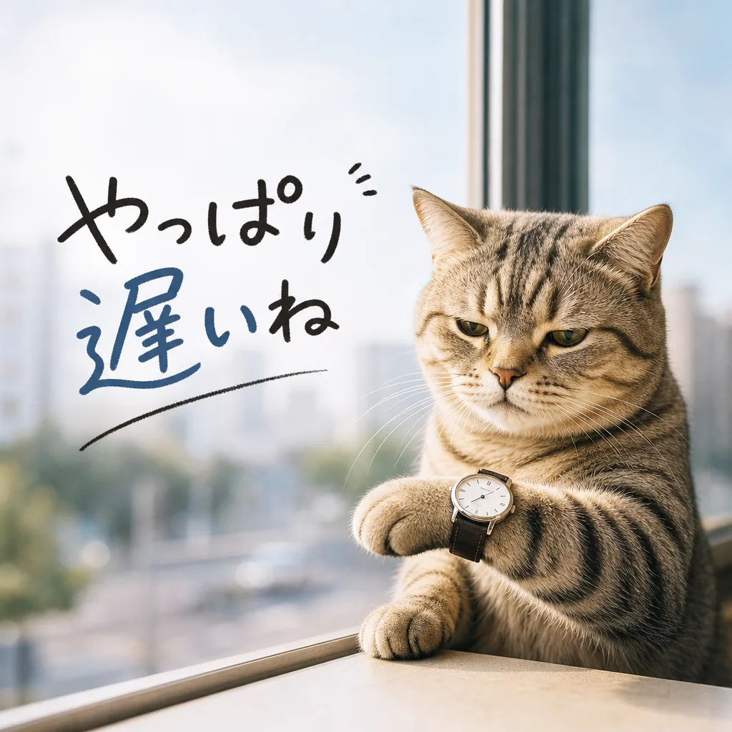 やっぱり遅いね