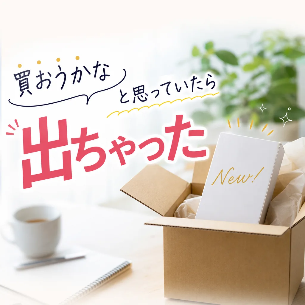 買おうかなと思っていたら出ちゃった