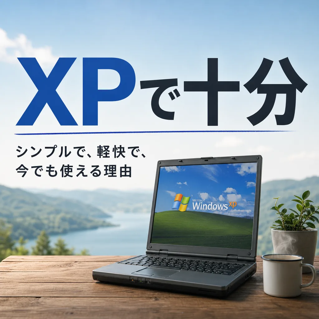 XPで十分