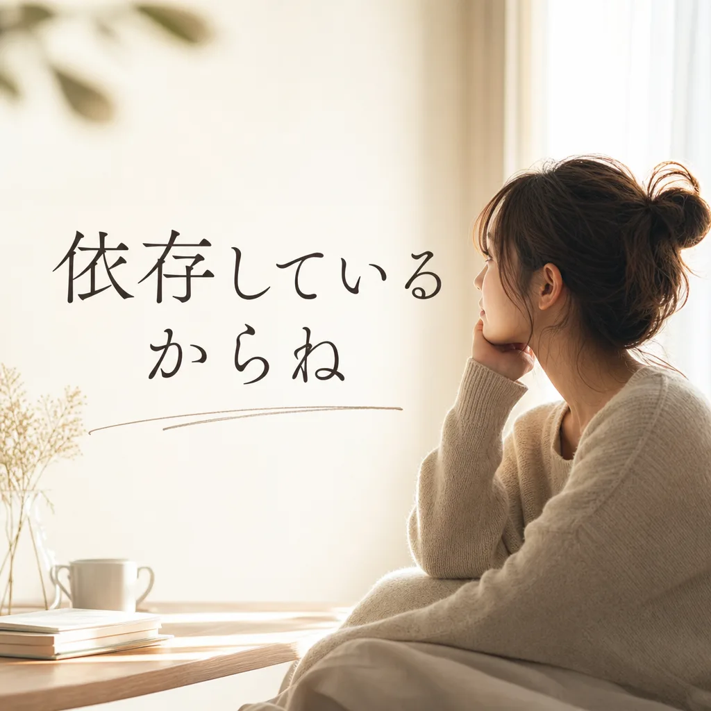 依存しているからね