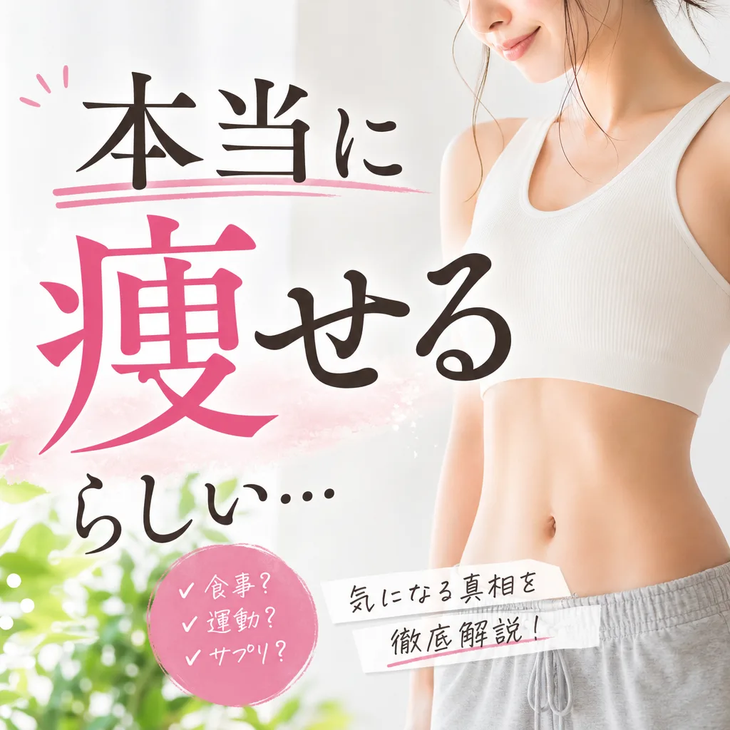 本当に痩せるらしい...