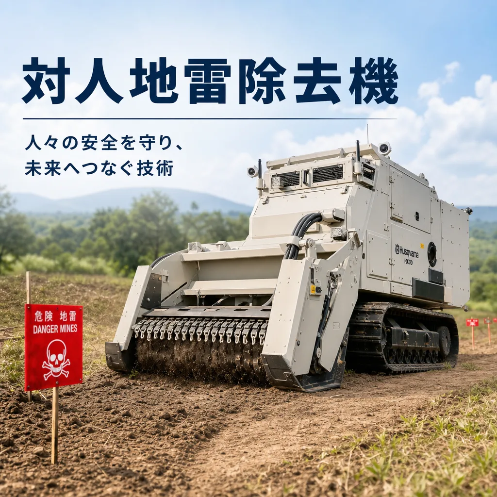 対人地雷除去機