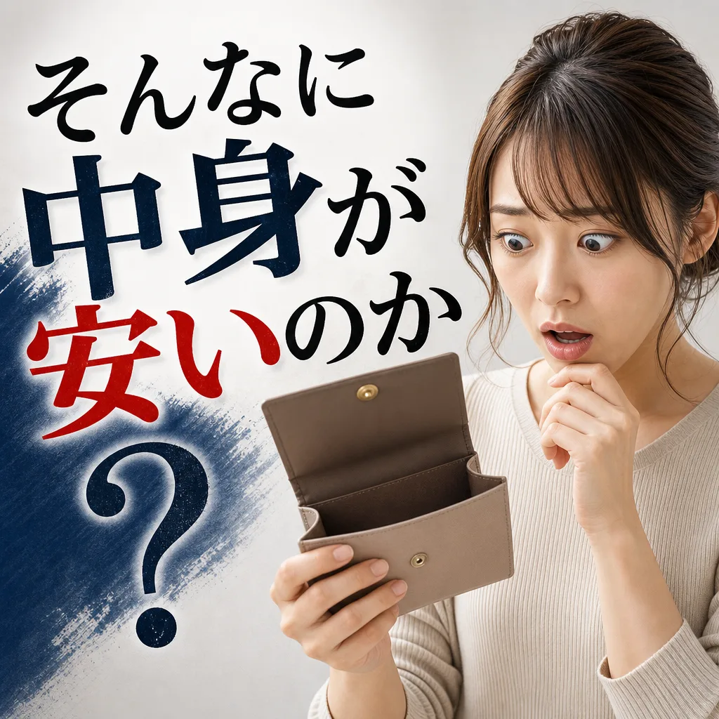 そんなに中身が安いのか