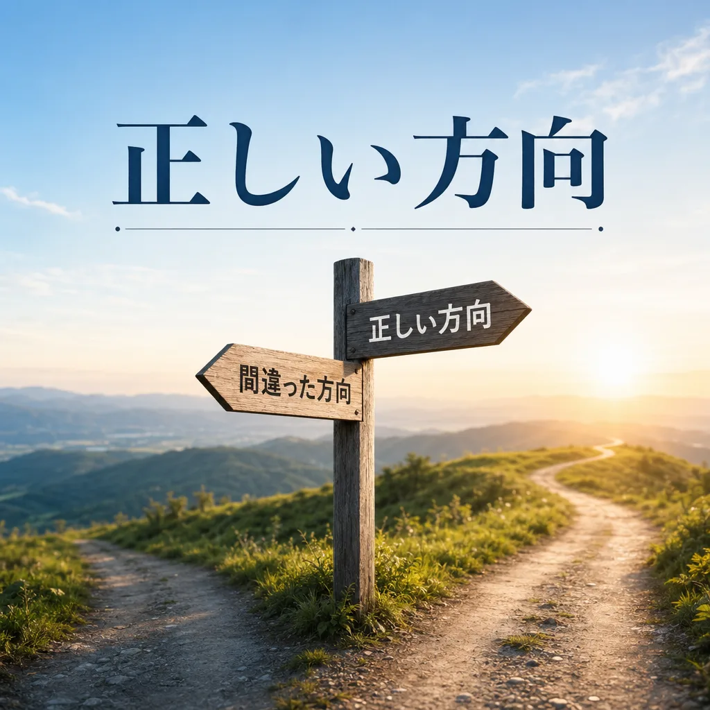 正しい方向