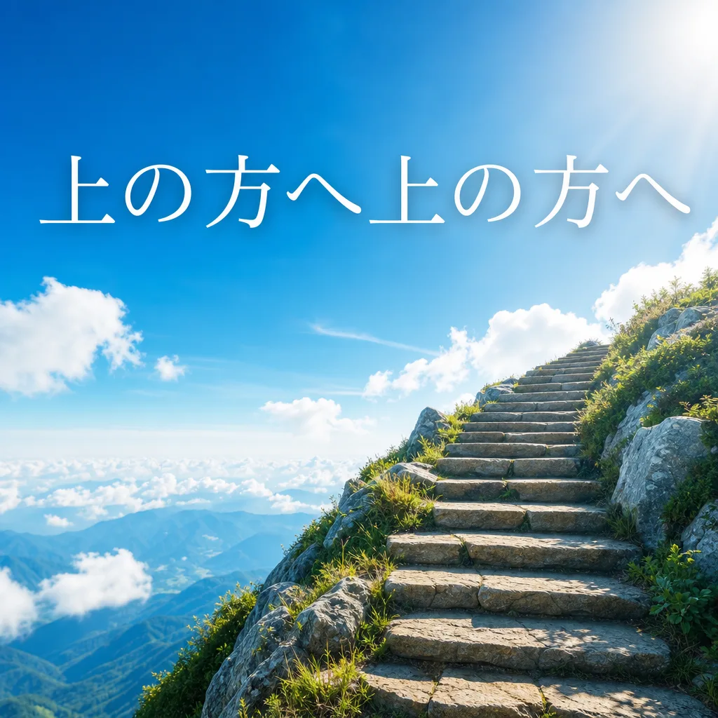上の方へ上の方へ