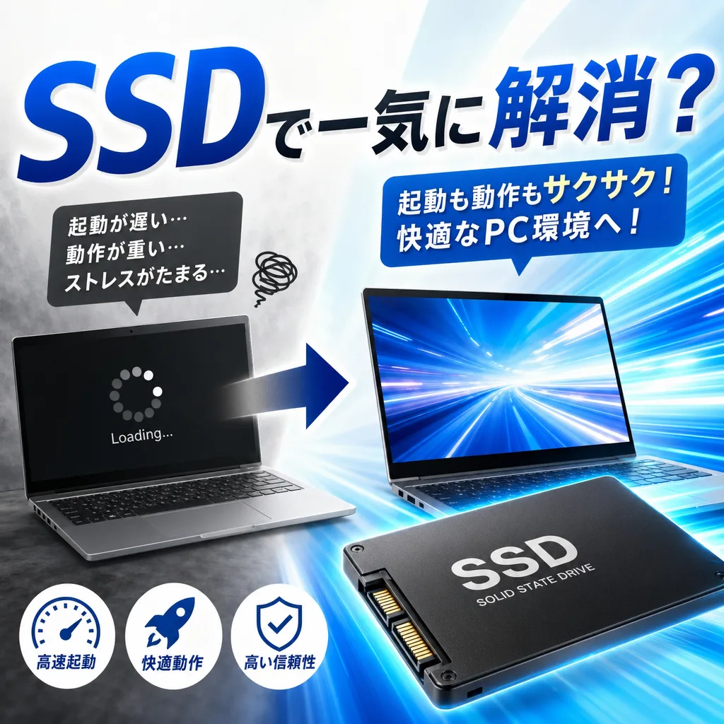 SSDで一気に解消?