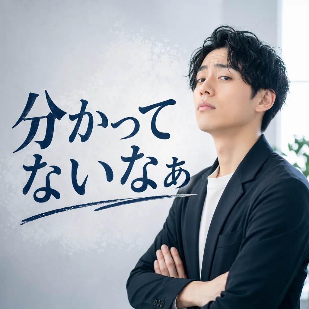 分かってないなぁ