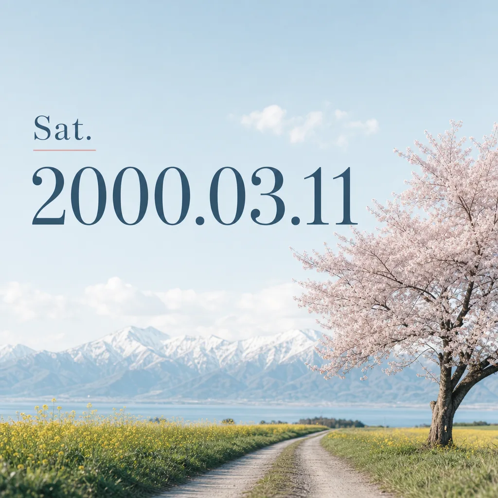 Sat. 2000.03.11