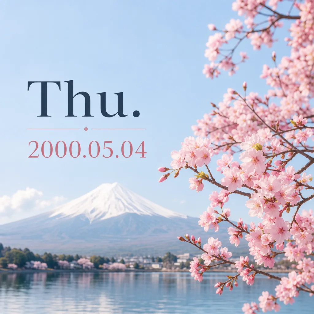 Thu. 2000.05.04