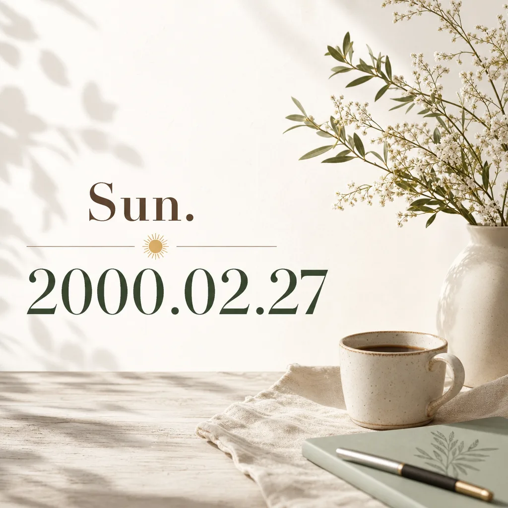 Sun. 2000.02.27