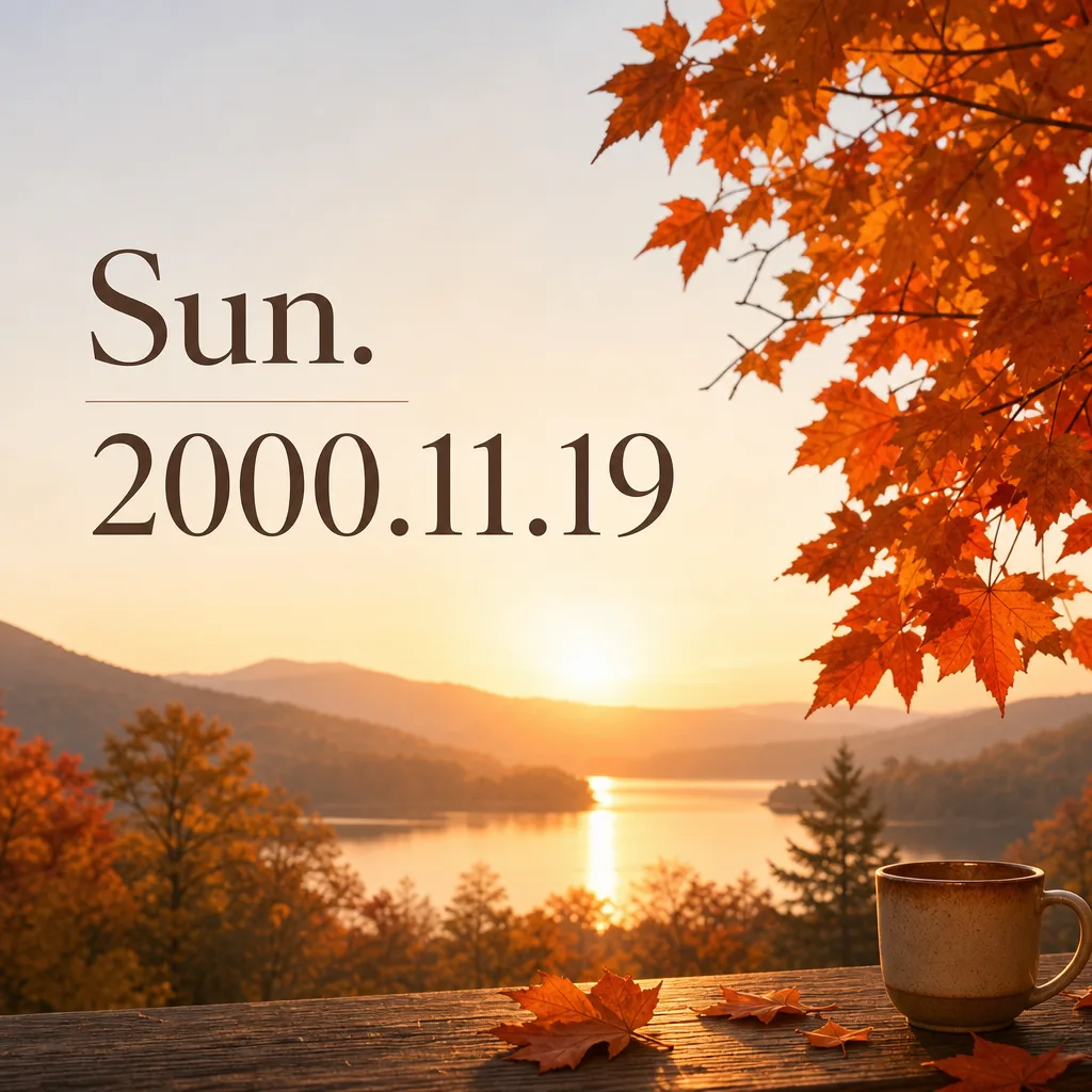 Sun. 2000.11.19