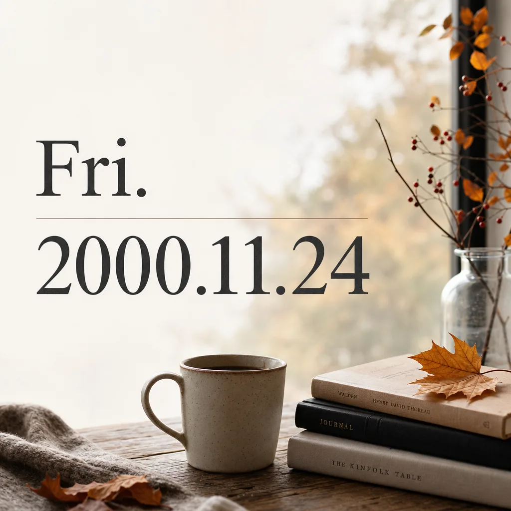 Fri. 2000.11.24